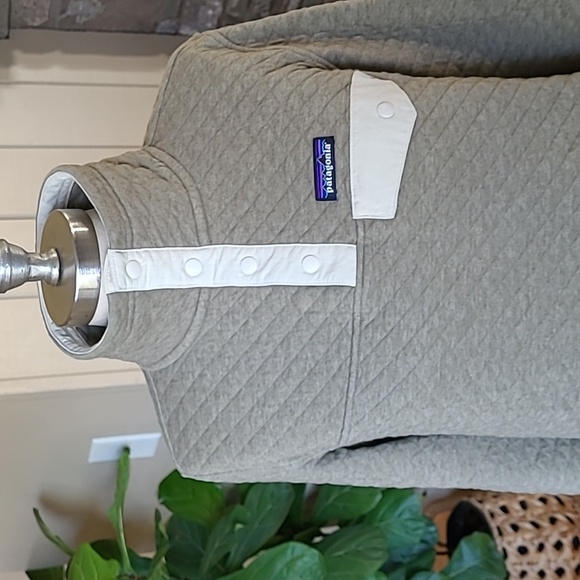 Patagonia  organic cotton  quilted snap  t pullover - Picture 4 of 14